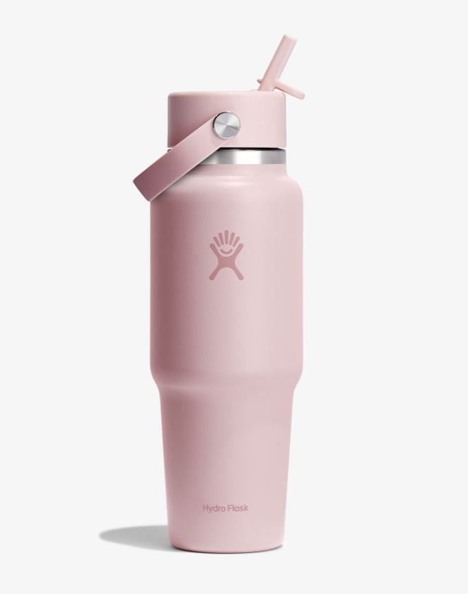 Hydro Flask Wide Travel Bottle 0.95L Flex Straw Cap Trillium