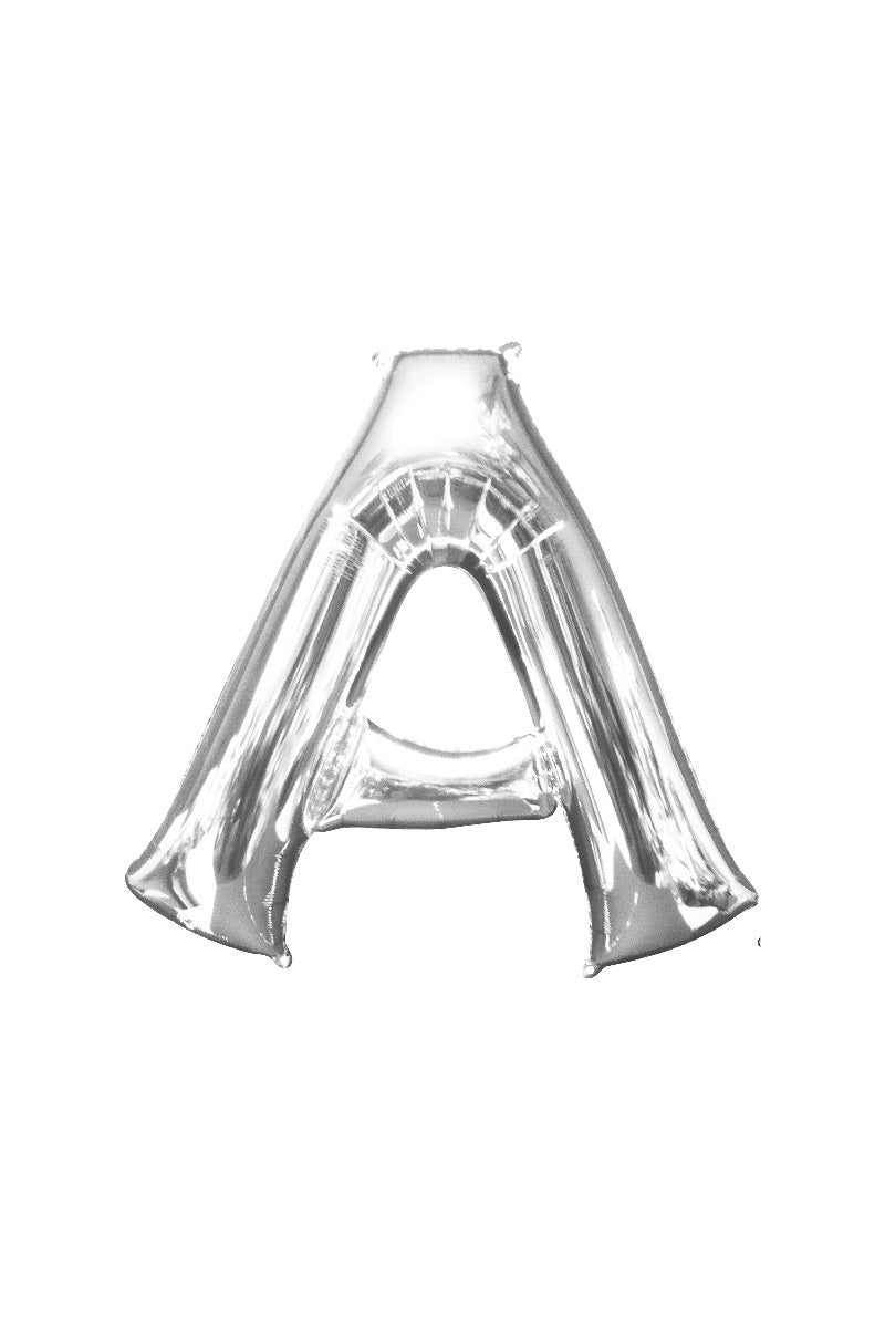 Balloon Letter A Silver