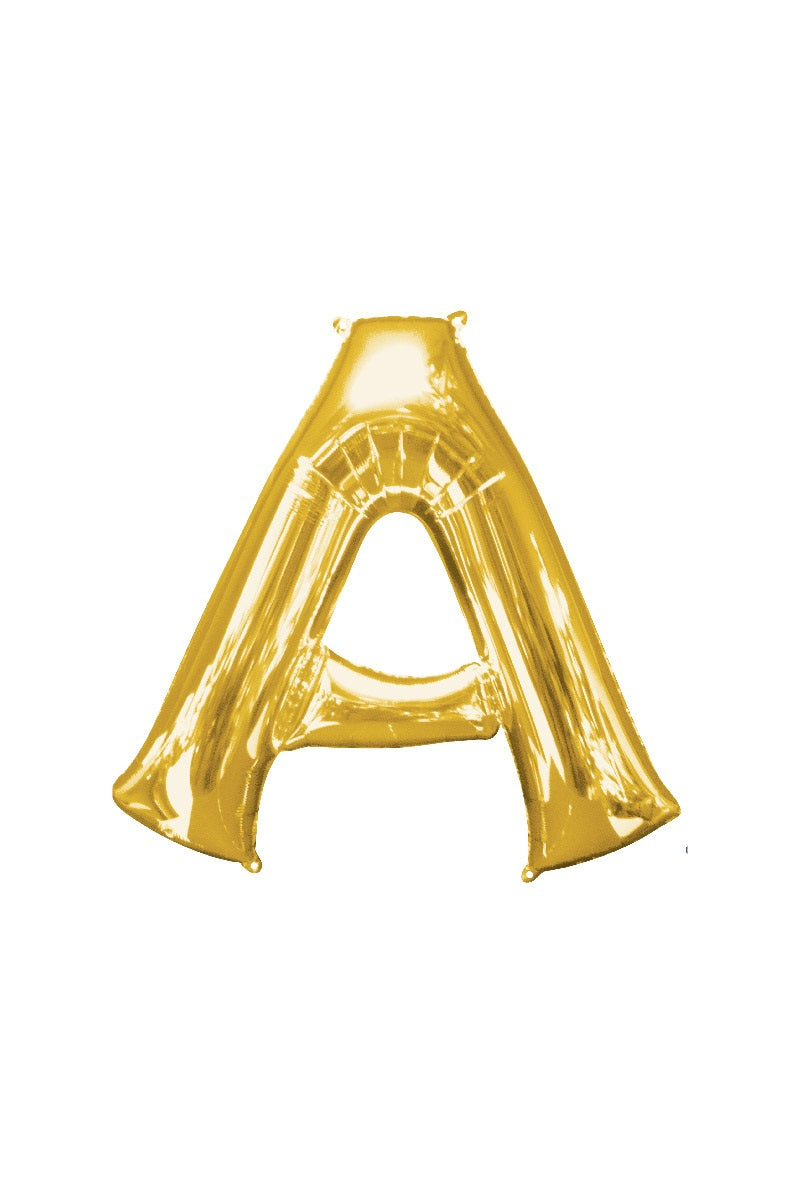 Balloon Letter A Gold