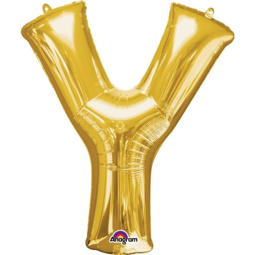 Balloon Letter Y Gold