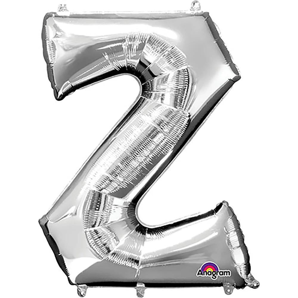 Balloon Letter Z Silver