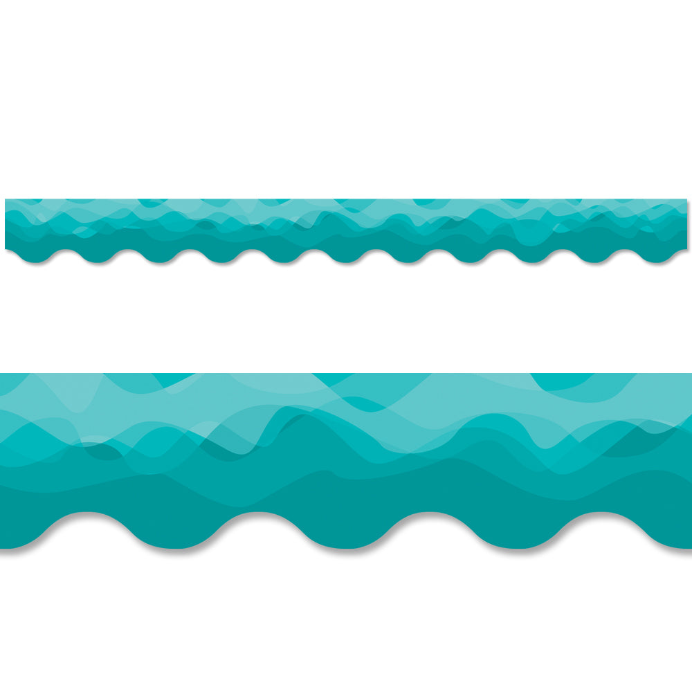 Boarder Waves Of Teal