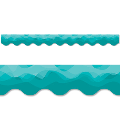 Boarder Waves Of Teal