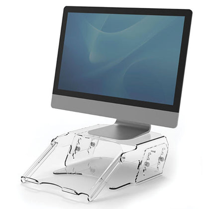 ADJUSTABLE MONITOR RISER WITH DOCUMENT SUPPORT