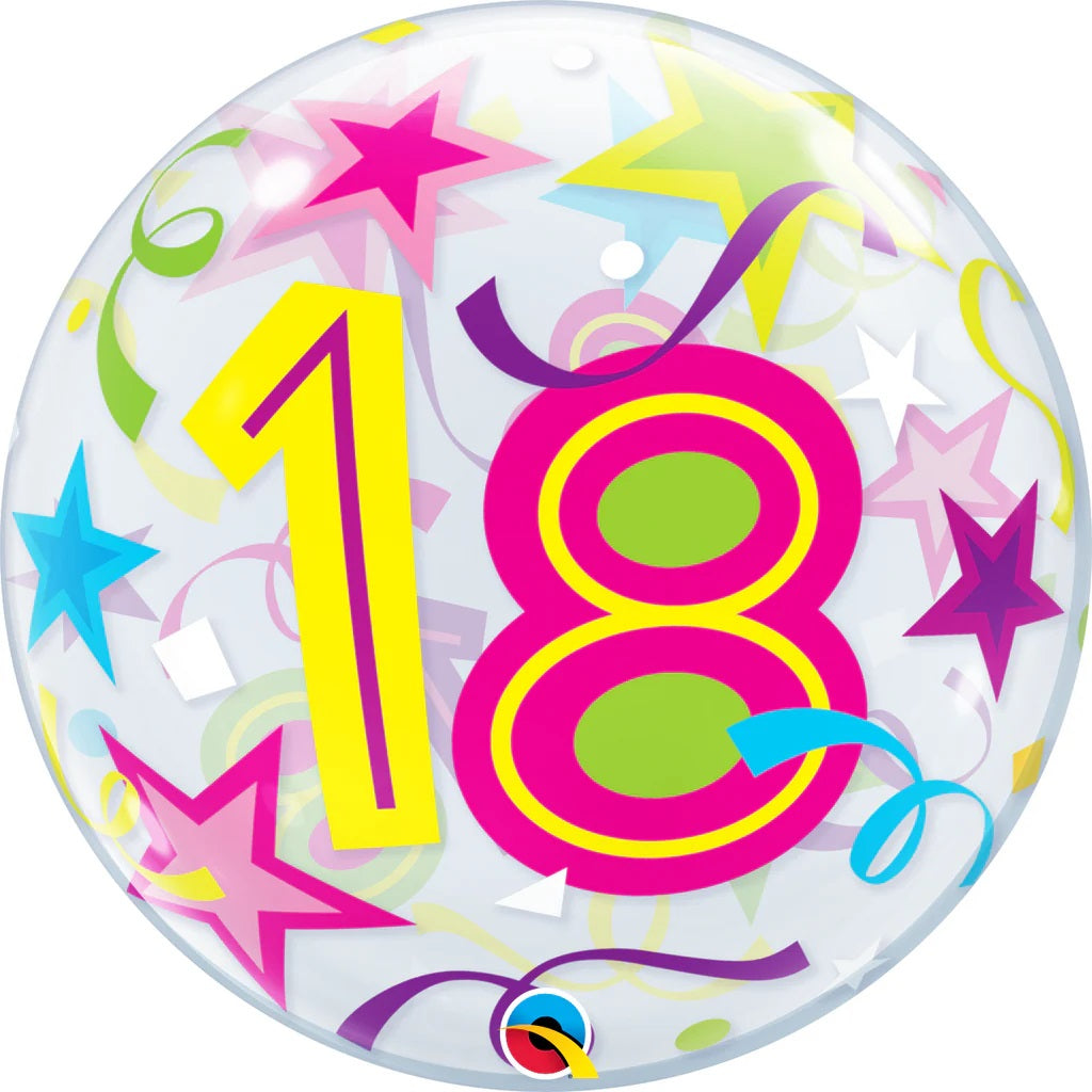 Balloon Bubbles 18 Brilliant Star 22 inch
