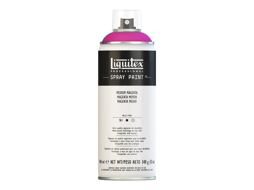 Acrylic Spray 400Ml Med Magenta