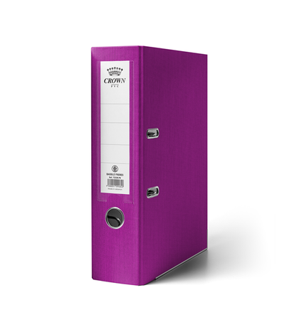 Box File Crown A4 8Cm Pink
