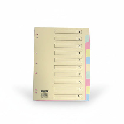 Divider Carton A4 12-Part Color 180G.