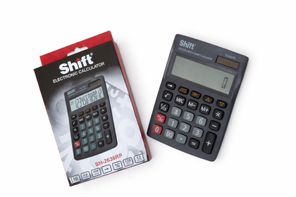 Calculator Desktop 12 Digits 2 Power, 00 Key