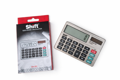 Calculator Pocket W/Wallet 12 Digits 2 Power, 00 Key