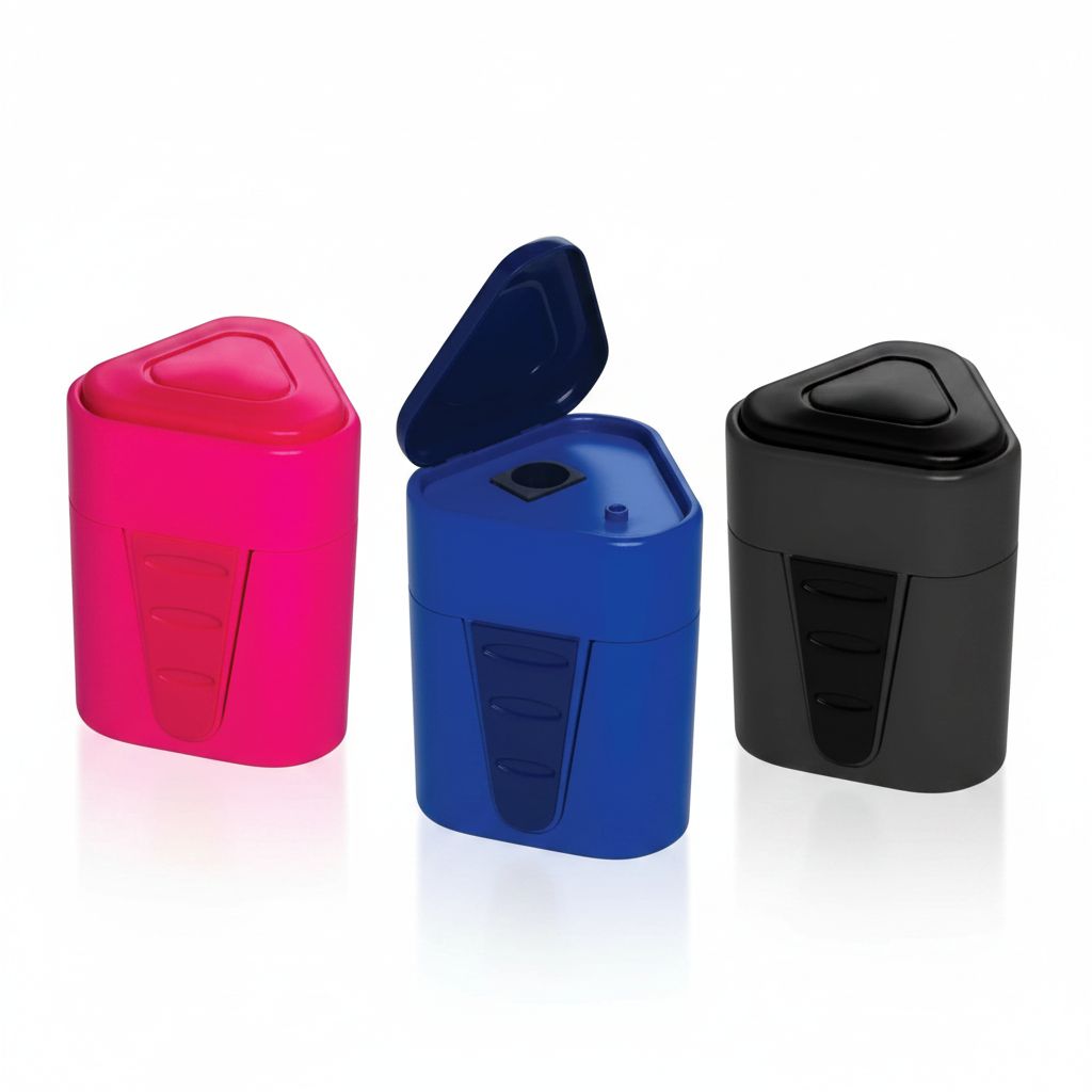 Plastic Sharpener 3-Touch with Container