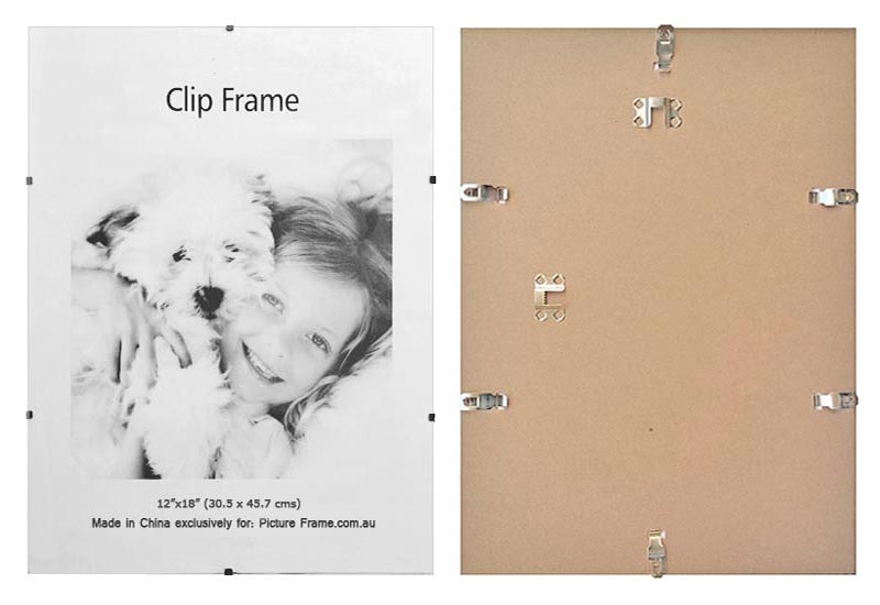 Frame  A4 W/Clips Size 21X29.7X2Cm