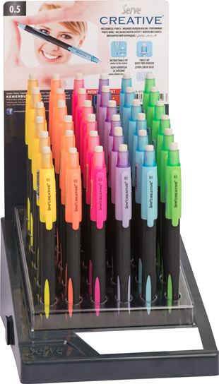 Display Mechanical Pencil Creative 0.5&amp;0.7 36Pcs