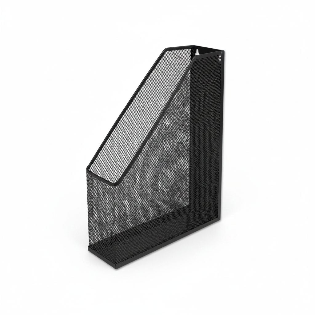 MESH METAL CORNER ARCHIVE BOX BLACK