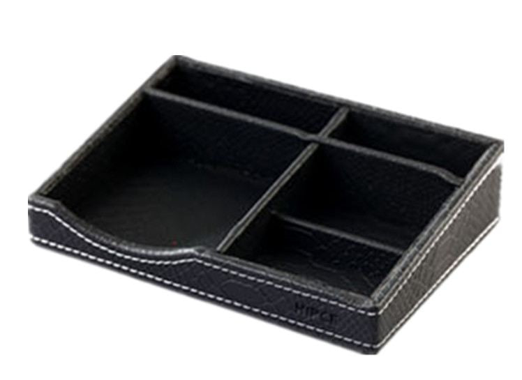 Name Card Holder,Memo Paper,Pen Holder Brown