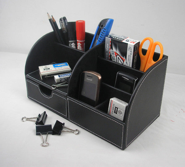 Organizer Leather Multi Purpose Brown