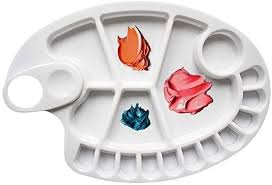 Plastic Palette White 18 Holes