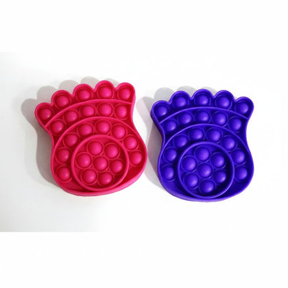 Pop It Fidget Toy Kids Steps Shape Pink&Blue