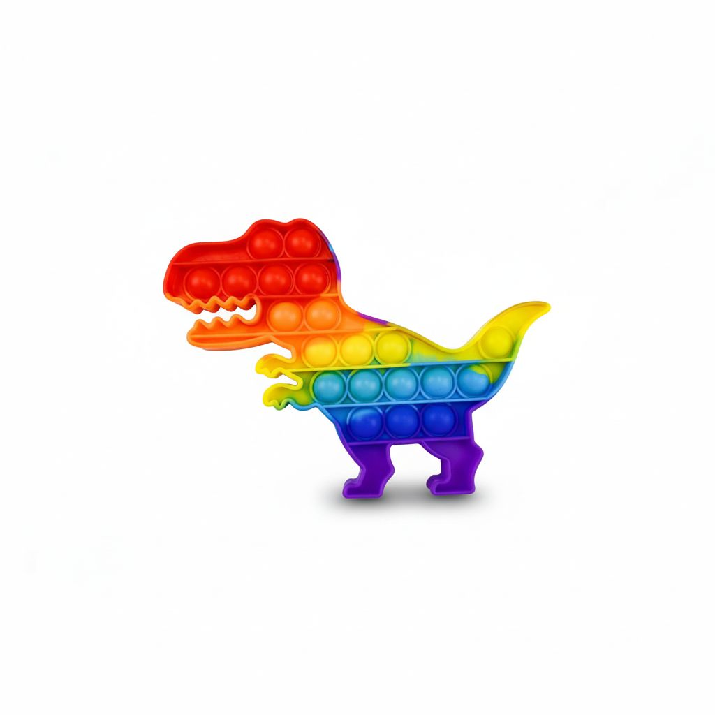 Pop It Dinosaur Shape