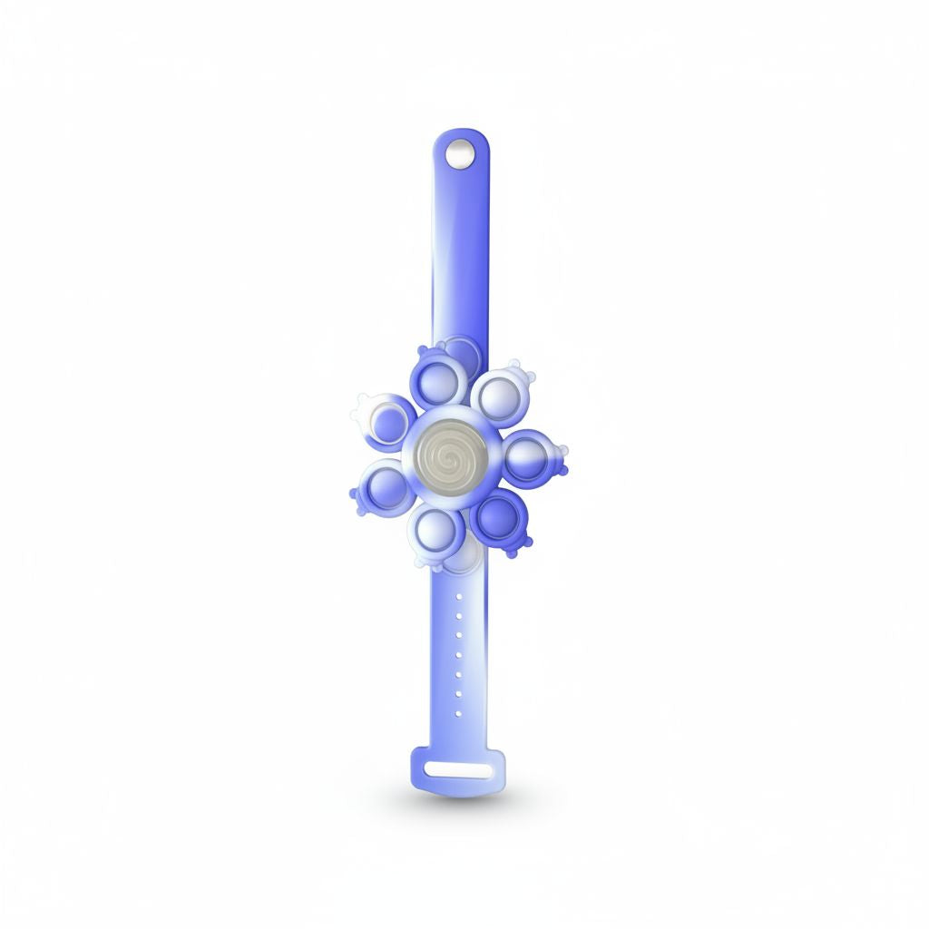 Pop It Watch Spinner With Light Assorted Colors