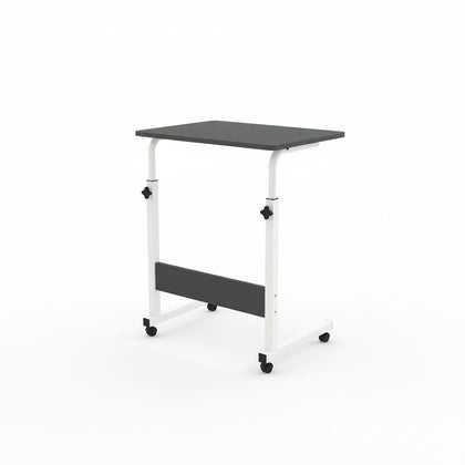 Laptop Table Stand Adjustable Folding Side With Wheels 60X40Cm
