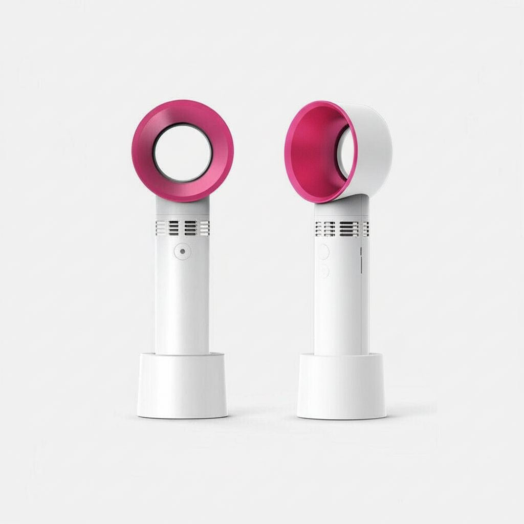 Portable Rechargeable HandHeld Fan White