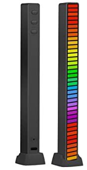 Music Rhythm Light 18X1.6X1.9Cm Black