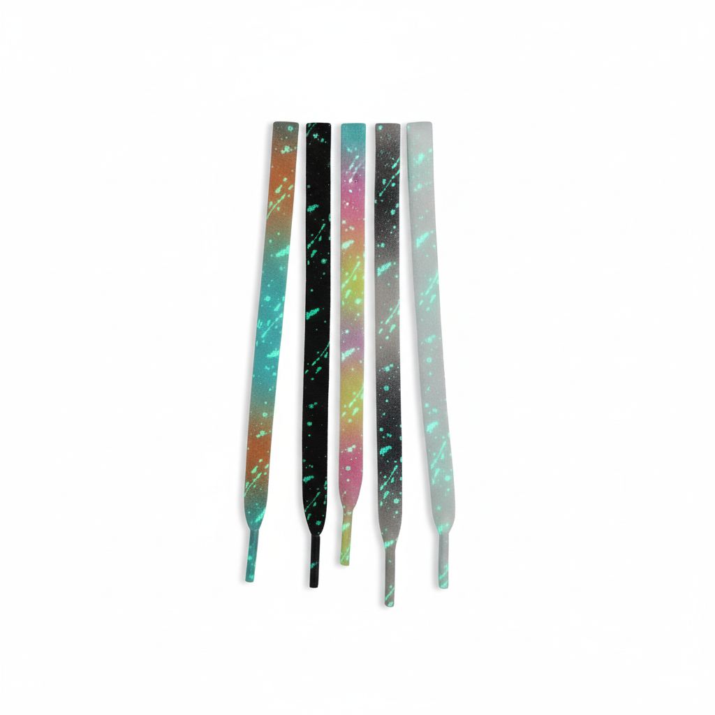Luminous Shoelace Set 160Cm 2Pcs/Set Blue And Orange Color