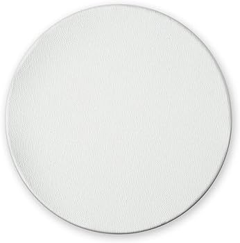 Canvas Circle Round Streched 25Cm W/Wood Edges 1.6X2.4Cm
