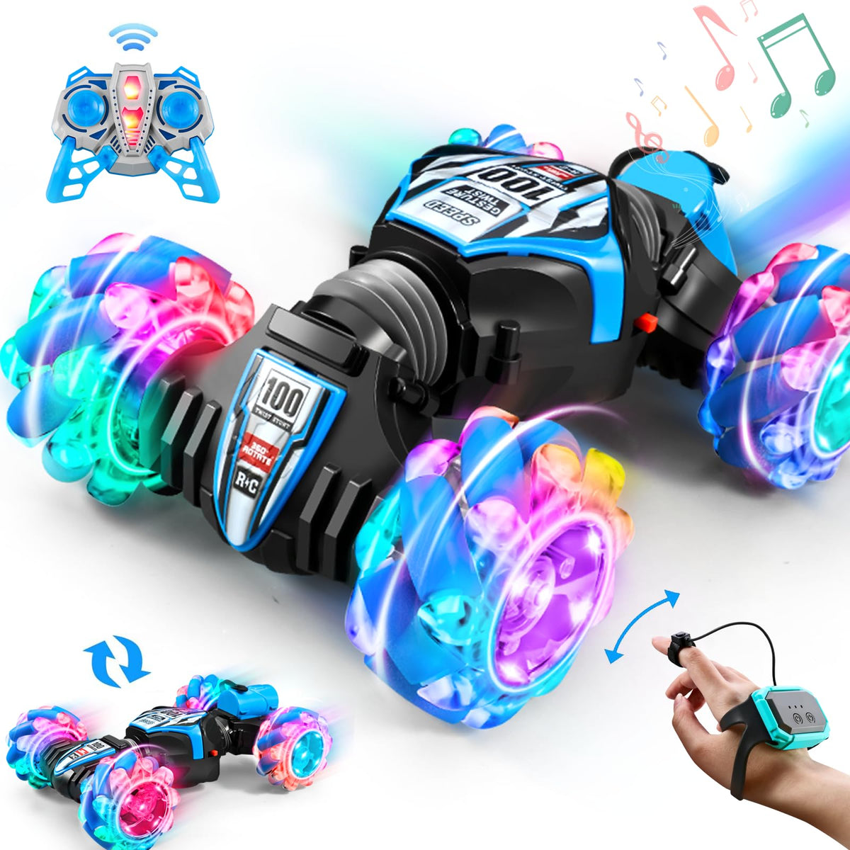 Rc Stunt Twist Car With Remote Control