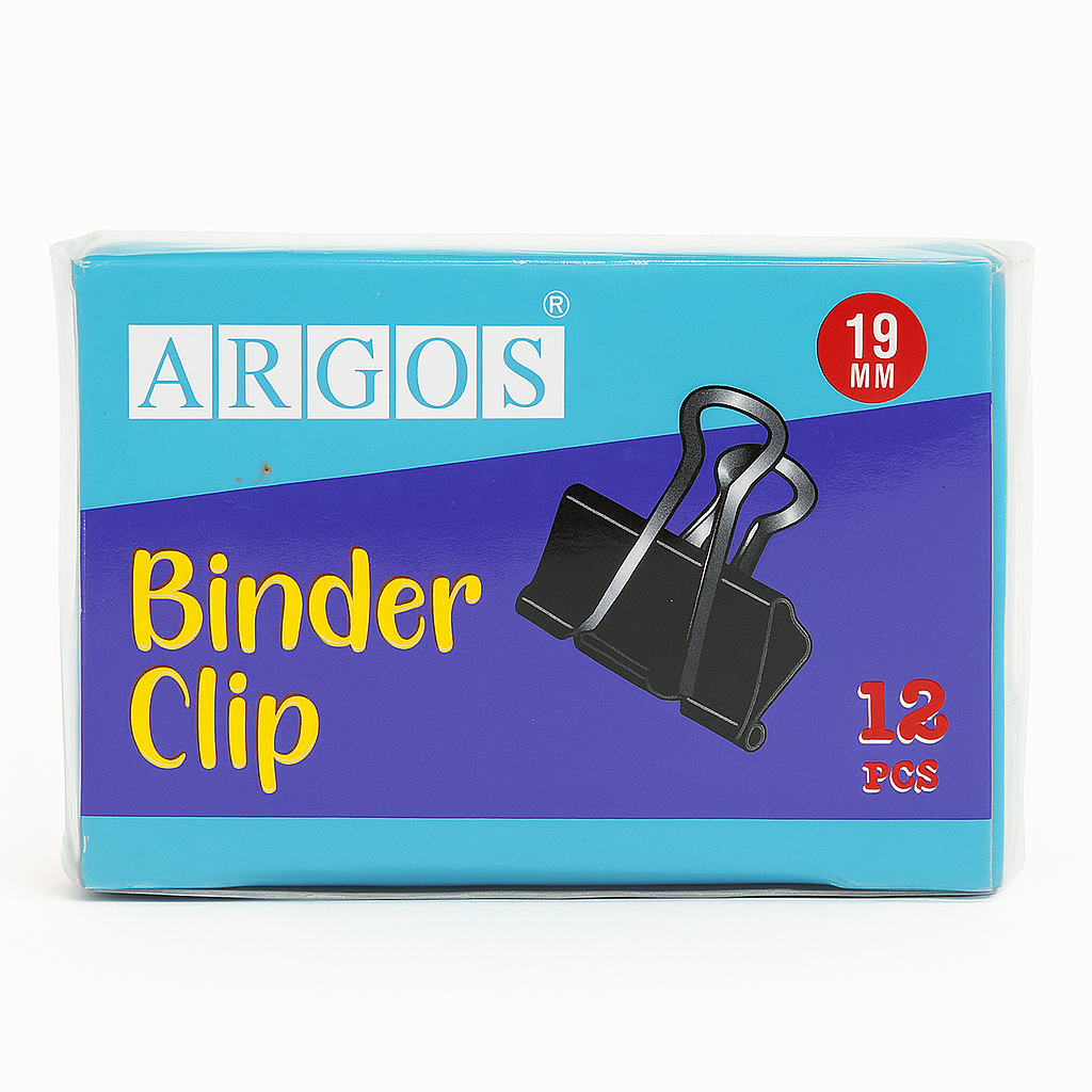 Binder Clip Black 19Mm 12/Pack
