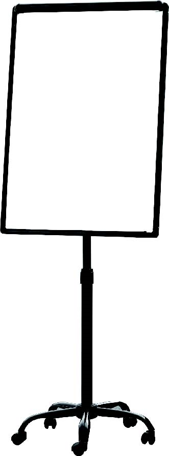 Mobile Flipchart With Wheels 70X100Cm