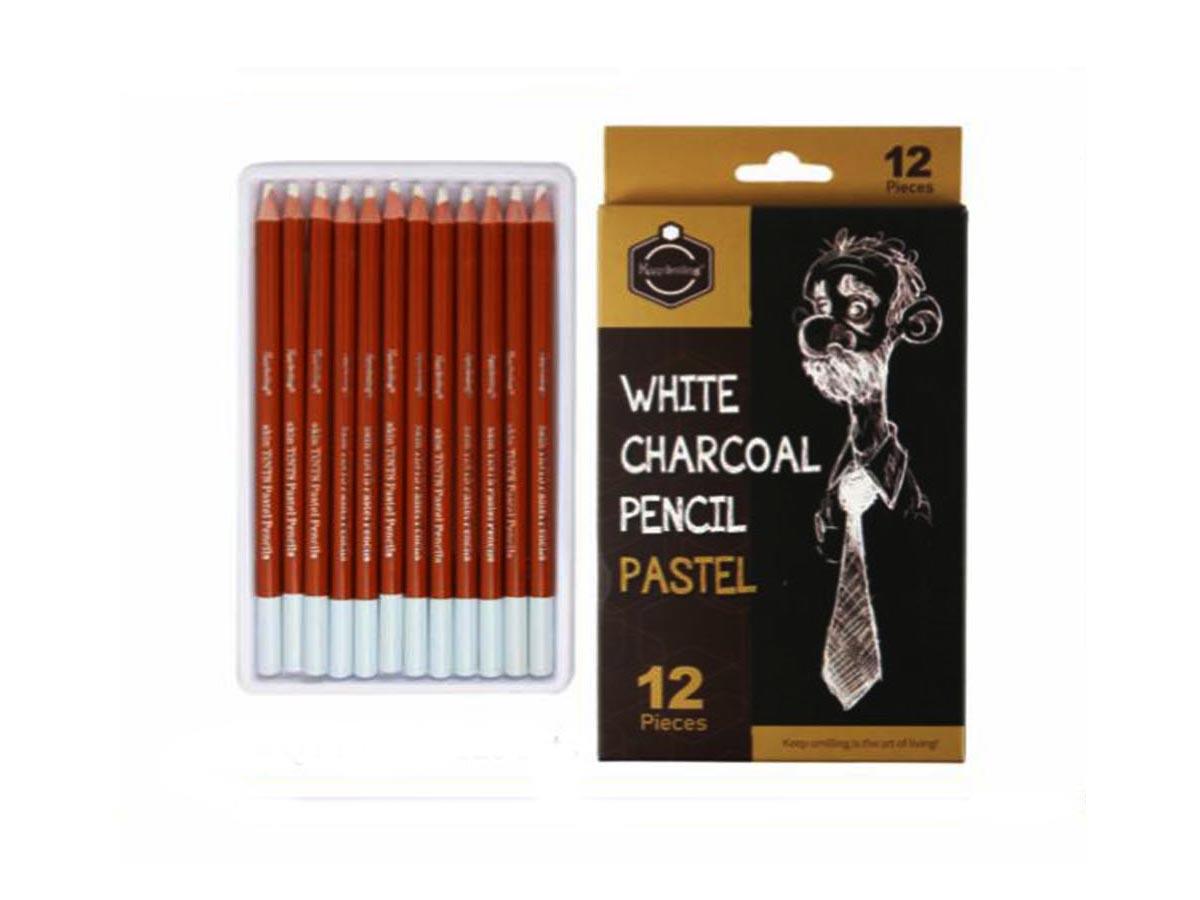 Charcoal Pencil Pastel White Pc