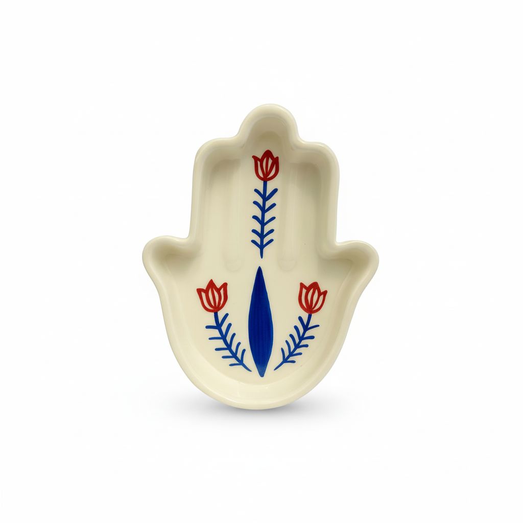 Lebanon Themed Handmade Palm Plate
