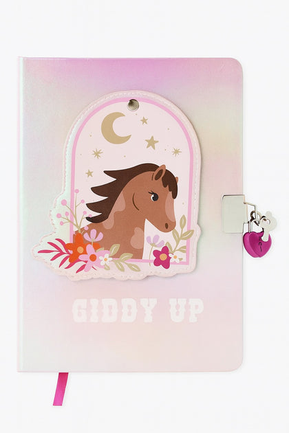 Notebook Pu Hard Cover With Mirror 148X210Mm Ruled Pages 80G 80Sheets