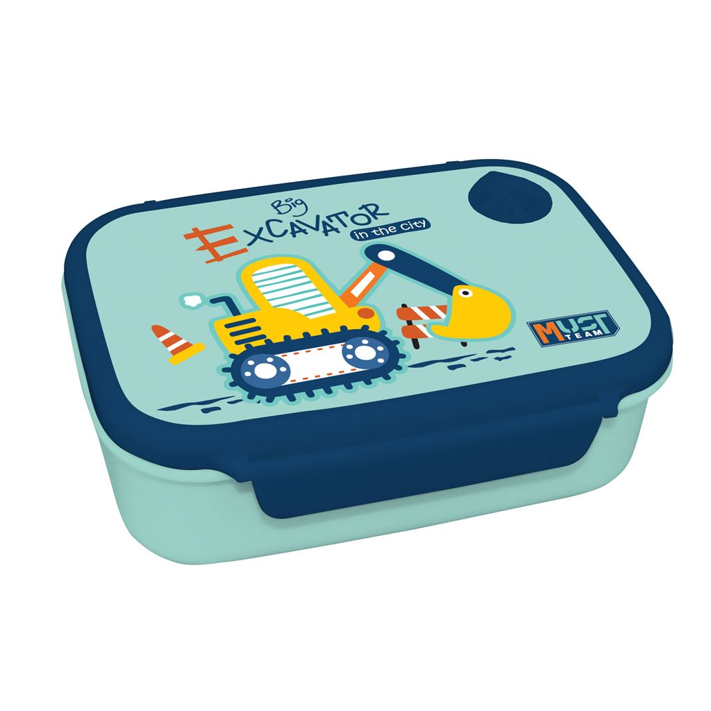 Plastic Lunch Box 800Ml Excavator