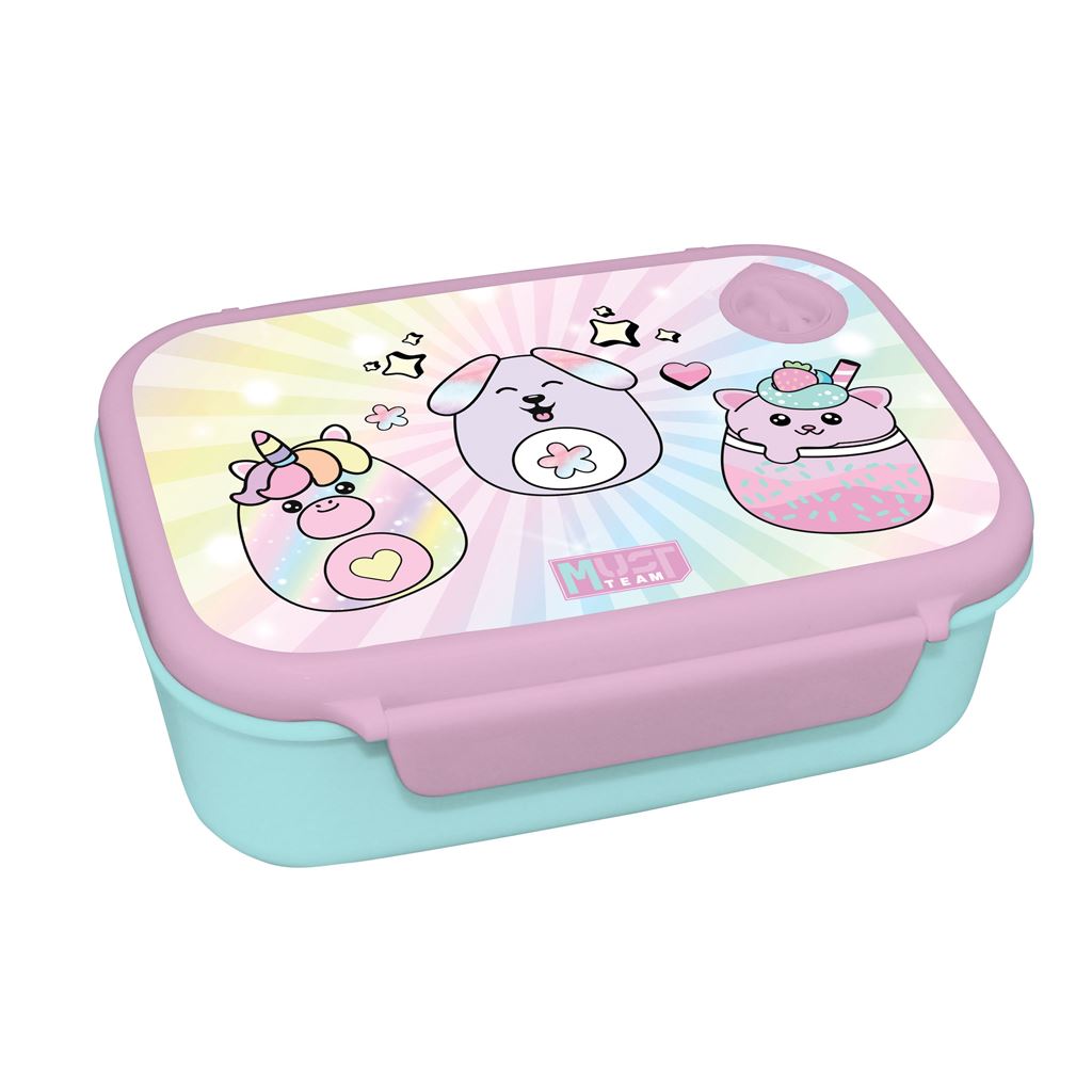 Plastic Lunch Box 800Ml Squishcuties