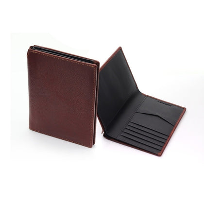 Passport Wallet With Agenda Pen- Oxford