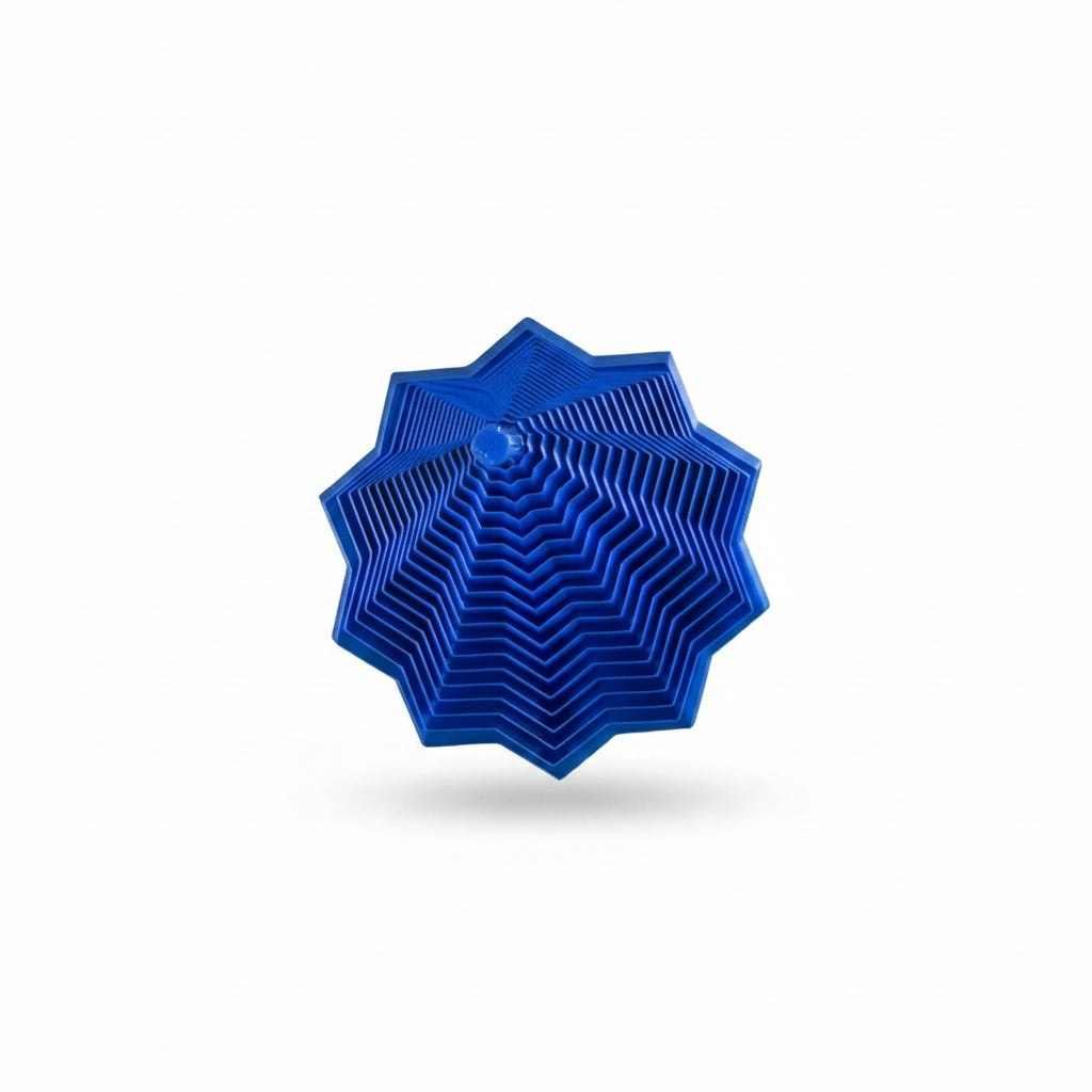 Expanded Sensory Fidget Star - WITH HANDLES - Blue