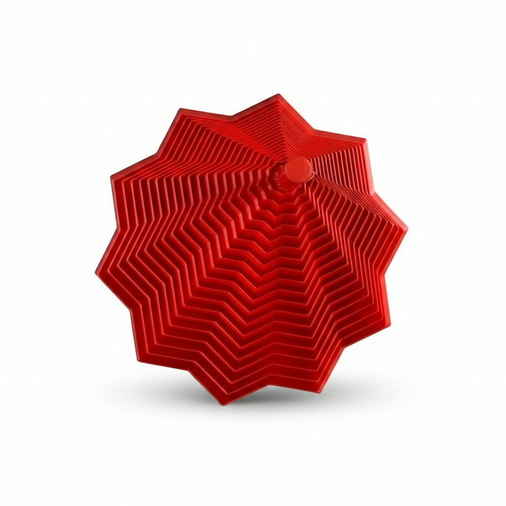 Expanded Sensory Fidget Star - WITH HANDLES - RED