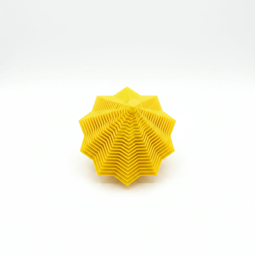 Expanded Sensory Fidget Star - WITH HANDLES - Yellow