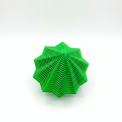 Expanded Sensory Fidget Star - WITH HANDLES - Green