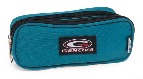 Pencil Case 2 Part Plain 22X8X7 Green