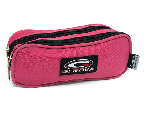Pencil Case 2 Part Plain 22X8X7 Pink