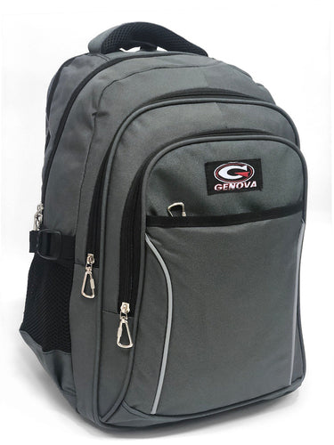 Backpack 4 Part Plain 45X31X18Cm Dark Grey