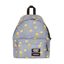 Backpack 1 Part Padded Pak'R Size 40X30X18Cm Tweety Grey