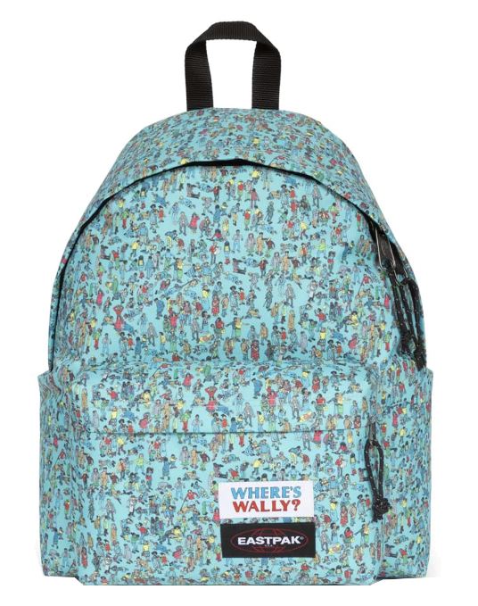 Backpack 1 Part Padded Pak'R Wally Pattern Blue