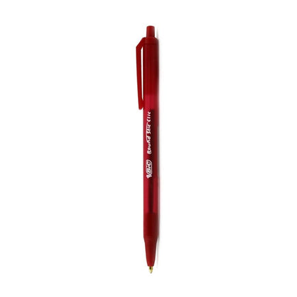 Ball Pen Retractable Round Stic Clic Medium 1.0Mm Red