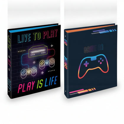 Ring Binder A4 4 Rings Spine 5cm Cardboard Game On