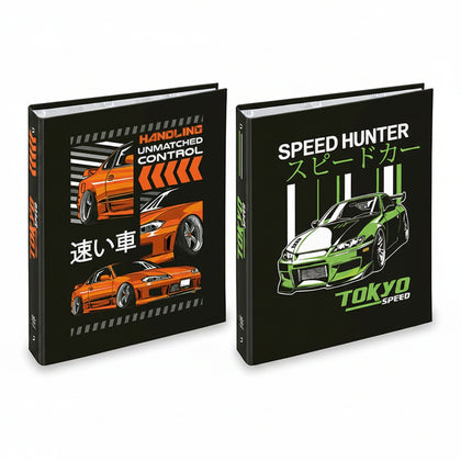 Ring Binder A4 4 Rings Spine 5cm Cardboard Tokyo Speed